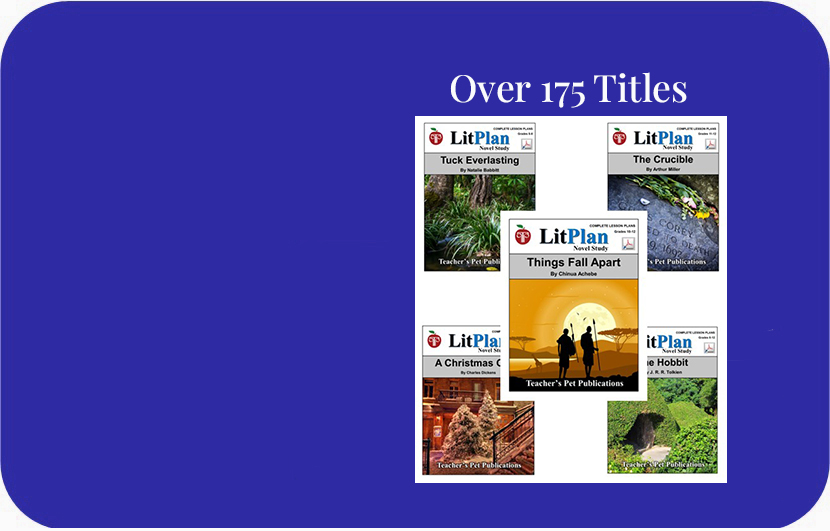 LitPlan Novel Study Guides are COMPLETE units of study with everything you need from chapter questions & vocabulary, to step-by-step daily lessons, to review materials and unit tests!