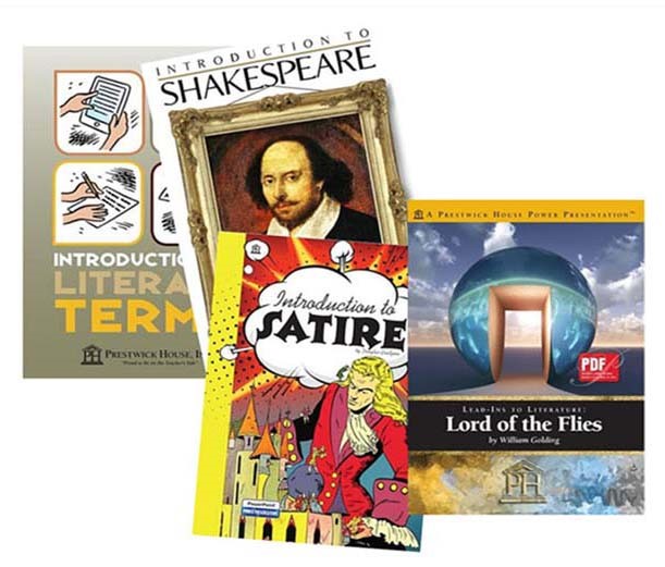 Power Presentations for Literature - visual aids for your novel unit Power Presentations provide visual aids for you to use in your novel unit study, providing background information as well as key points and story elements.
